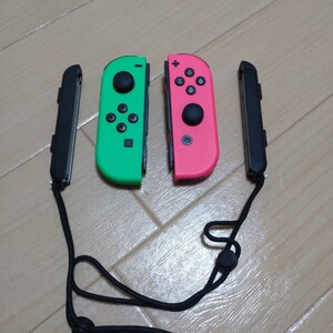 Joy-con　 ジョイコン Nintendo Switch 任天堂　 スイッチ　ネオングリーン　ネオンピンク　動作確認済