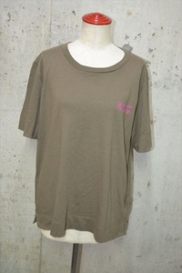 ガニー　Ganni　半袖　Ｔシャツ　L　毛玉あり D6846