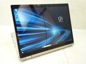 ☆1円☆第8世代☆CF-QV8TDAVS☆Core i5 1.60GHz/8GB/SSD256GB/累積4740/高解像度2880×1920/無線/Bluetooth/カメラ/Office/Win11DtoD領域☆