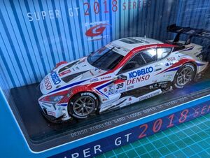 絶版!! エブロ1/43 DENSO KOBELCO SARD (デンソー・コベルコ・サード)　レクサスLC500 No.38 スーパーGT GT500 2018