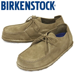 BIRKENSTOCK (ビルケンシュトック) 1027274 UTTI Lace ウッティ レース スエードレザーシューズ GRAY TAUPE レギュラー幅 BI354 43-約28.0c