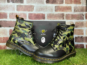 A Bathing Ape×DR.MARTENS/アベイシングエイプ×ドクターマーチン/1ST CAMO 8HOLE BOOTS/us8/26cm/25989271