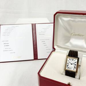 Cartier W5200026 Tank Solo XL Automatic K18 Pink Gold Steel Two Tone カルティエ タンクソロ XL オートマ ピンクゴールド＆スティール