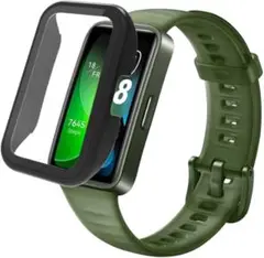 HUAWEI Band 8 専用ケース【HVUYAL】一体型強化ガラス保護カバー