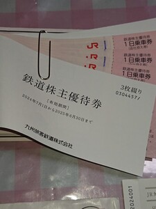 JR九州 鉄道株主優待券