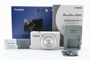 [極上品] Canon PowerShot S200 5.2-26.0mm 1:2.0-5.9 コンパクトデジタルカメラ #6734A