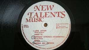 ☆彡美品！！☆彡送料無料！！　 ANNETTE Love Affair // WILD STARKEY Cus Cus 1985 英盤・12inch。LOVERS REGGAE。初期DJ Style。