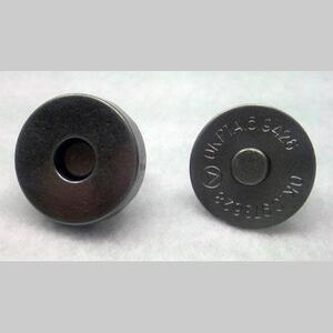 即決/マグネットホック/18mm/シルバーブラック/10組/厚/10番