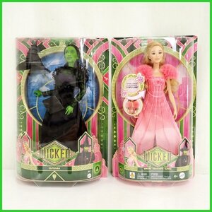 ★未開封 Mattel/マテル Wicked/ウィキッド ふたりの魔女 2体セット/グリンダ/エルファバ/シンギングドール/人形/フィギュア&1380601905