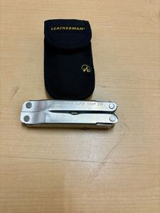 美品 LEATHERMAN レザーマン SUPERTOOL 200 スーパーツール200 ケース付き アウトドア 道具 マルチツール