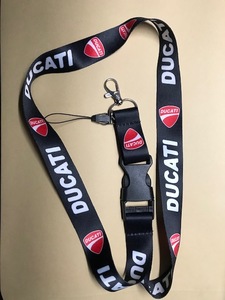 オフ会の必需品？DUCATI　ドゥカティロゴ　　ネックストラップ　送料サービス 　959　ディアベル　パニガーレ