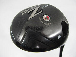 即決 お買い得品！中古 スリクソン(SRIXON) Z-745 ドライバー 1W オリジナルカーボン 9.5 S