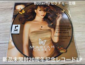 新品未開封　20周年記念　ピクチャー仕様輸入盤レコード　LP 希少　Butterfly マライア・キャリー Mariah Carey バタフライ