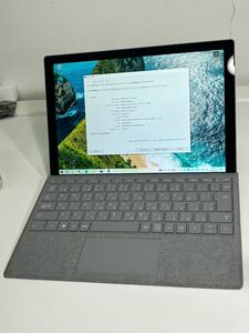 [ML13435-3]1円〜！surface Pro6 1796 1TB corei7-8650@1.90GHz メモリー16GB タブレット　キーボード難あり　初期化済み