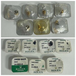 11510★未使用? ジャンク品★純正部品【ROLEX ロレックス】「竜頭 リューズ」正規品 パッケージ入★サイズ 画像参照 発送60★ゴールド