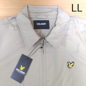 LL ライル&スコット LYLE&SCOTT 新品 ジャケット ブルゾン ジャンパー 上着 アウター 長袖 薄茶 メンズ アウトドア ゴルフウェア スポーツ