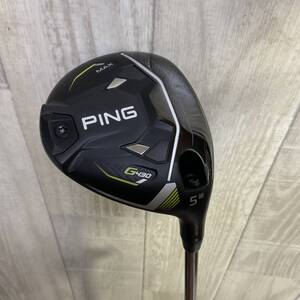 極美品 PING 5W G430 MAX ヘッドカバー付 18° シャフトTOUR2.0 75X