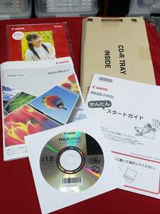 マニュアルのみの出品です　M3217　プリンタなどは無し　CANON　PIXUS iP4930 取扱説明書と　CD-ROM J1.０　CDトレイ　印刷用紙見本