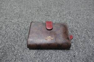 ★☆COACH コーチ　小型折り財布　中古超美品☆★