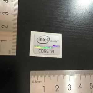 intel inside CORE i3エンブレムシール パソコンステッカーシールCPU@2419