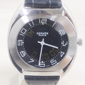 [ジャンク] HERMES エルメスエスパス ES1.710 クオーツ式 本体のみ 腕時計