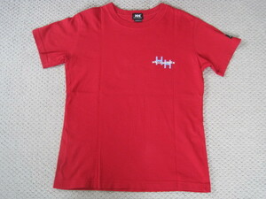 H/H・ＨELLY　HANSEN・半袖・Tシャツ・M・赤・綿１００％