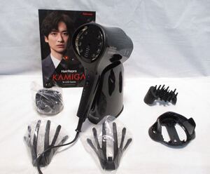 M241213E100★ アデランス HairRepro KAMIGA AD-HR03-BL N-LED SONIC ヘアドライヤー ブラック　2021年製★ヤフオクお手軽発送★