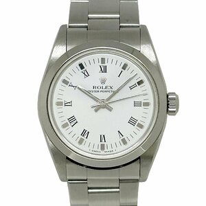 ROLEX ロレックス 77080 Oyster Perpetual 31 オイスターパーペチュアル ホワイト ローマ A番 自動巻き J63606