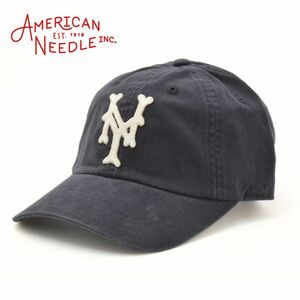 【新品】 AMERICAN NEEDLE アメリカンニードル キャップ NY 紺 ベースボールキャップ ビンテージ 6パネル ニューヨーク メンズ レディース