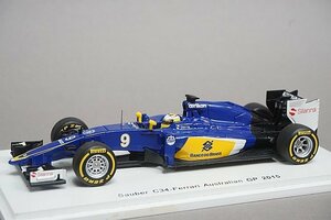 Spark スパーク 1/43 ザウバー C34 M.エリクソン フェラーリ オーストラリアGP 2015 #9 S4608