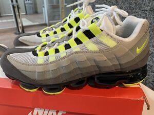 2018 NIKE AIR VAPOR MAX 95 イエローグラデ US10 新品 AJ7292-001