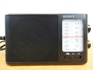 S) SONY ソニー ICF-506 ワイドFM対応 FM/AMポータブルラジオ 音響機器 オーディオ @60 (7)