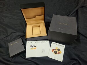 ■本物ブルガリ時計用BOX&付属品一式■BVLGARIボックス.箱.BOXそのP