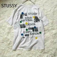 ステューシー Tシャツ STUSSY　バックプリントシャツ　メンズ◆5881