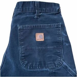 Carhartt カーハート ダックペインターパンツ W32 ブラック (D133)