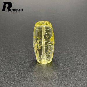 レア EU製 定価5万円★ROBEAN・チベット天珠・シトリンファントム★パワーストーン アクセサリー 天然石 金運 約30.3*15.6mm C521696