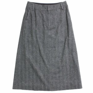 A.P.C. ヘリンボーンAラインスカート size24 グレー 23216-1-43382 アーペーセー APC