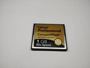 1GB　Lexar　Professional　CFカード　コンパクトフラッシュカード　フォーマット済み　メモリーカード