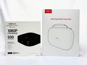 ＃　Anker Nebula Vega Portable ブラック D2121N11　フルHD 1080p Android TV搭載 ホーム プロジェクター　＋　公式トラベルケース