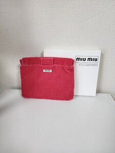 【非売品】miumiu PARFUMS ミュウミュウ マグネット ポーチ☆ノベルティ