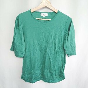 ◇ Harriss ハリス 半袖 Tシャツ サイズ36 グリーン系 メンズ E