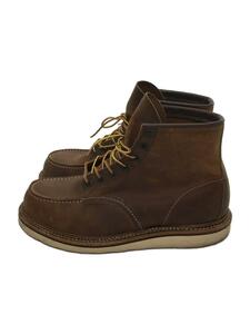 RED WING◆6inch CLASSIC MOC/クラッシックモック/レースアップブーツ/27.5cm/BRW/レザー/1907