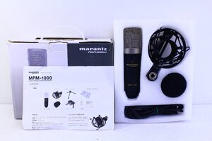 ★marants/マランツ MPM-1000 コンデンサーマイクロホン マイク レコーディング 録音 配信 付属品あり 箱付き 動作未確認【10998508】