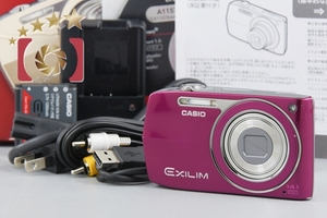 【中古】Casio カシオ EXILIM EX-Z2300 パープル コンパクトデジタルカメラ 元箱付き