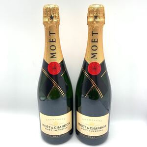 【未開栓/まとめ売り】 MOET&CHANDON CHAMPAGNE モエ エ シャンドン ブリュット インペリアル モエシャン 2本セット 750ml 12%