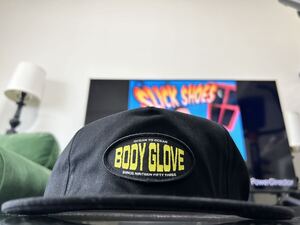 USA カリフォルニア　BODY GLOVE サーフィン　キャップ　ブラック