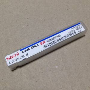 NACHI ナチ製 超硬ドリル AQUA DRILL EX AQDEXZ 0405 4.05×27×70×6 ZR 4.05mm