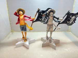 BANDAI SPIRITS ワンピース ONE PIECE magazine FIGURE 全2種セット LED発光台座カスタム