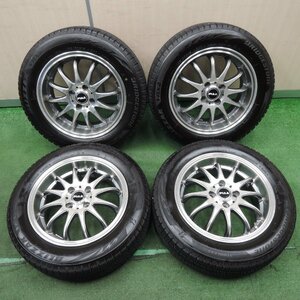 *送料無料*バリ溝！22年！9.5分★スタッドレス 185/60R15 ブリヂストン ブリザック VRX2 PIAA ヴィクトリア D-75 PCD100/4H★4011907NJス