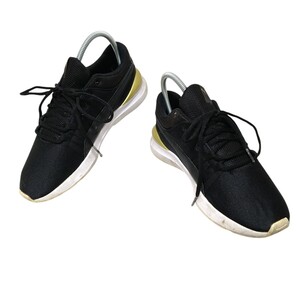 ※YL1 PUMA プーマ アデラコア ローカットスニーカー ブラック 24.5cm 36818501